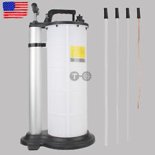 Oil Changer Fluid Extractor Manual Hand Operated Vacuum Transfer Pump 9 Liter picture