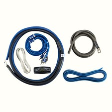 Open Box Kicker 46CK4 Complete Four Gauge Wiring Kit w/ 2-Channel Amplifier Kit picture