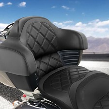 Rear Trunk Passenger Backrest Fit For Indian Chieftain Limited 2017-2025 Black picture