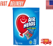 Airheads Candy Variety Bag, Individually Wrapped Assorted Fruit Mini Bars 10 oz picture
