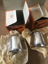 Vintage Amal 389 Carburetor Velocity Stack Pair Triumph Norton BSA Aluminum picture