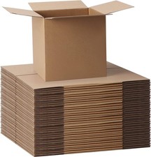 40 Pack Corrugated Cardboard Shipping Boxes Mailing Packing Boxes Multiple Sizes picture