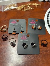 Paparazzi Jewelry Lot Brand New Earrings Rings Halloween picture