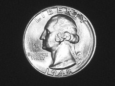 1948-D Washington Quarter --- Very Choice Uncirculated picture