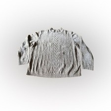 Alfred Dunner Tan Ribbed Sweater - Size M picture