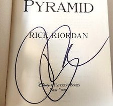 The Red Pyramid, The Serpent's Shadow ~ Signed by Rick Riordan Hc Dj First Ed #4 picture