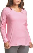 Just My Size Women`s Long-Sleeve Plus Size  V-Neck Tee picture