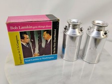 1972 BOB LAMKIN For Congress Salt & Pepper Shakers President Nixon Vintage picture