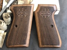 Beretta 1934/1935 7.65mm 32 ACP Turkish Walnut Wood Grips. Handmade. Checkered A picture