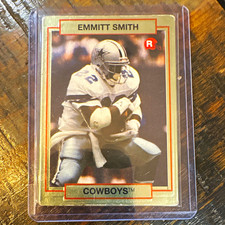 1990 Action Packed Emmitt Smith Rookie #34 Dallas Cowboys NFL Hi-Pro Mktg. picture