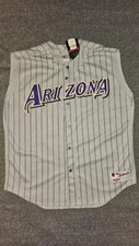 2001-2002 Arizona Diamond Backs Rawlings Authentic Sleeveless Blank Vest 2XL picture