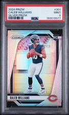2024 Panini Prizm #301 Caleb Williams Silver Prizm PSA 9 picture