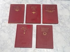 Set Of 5 Antique Russell Conwell  Self Help Books 1917, 1921, 1915, picture