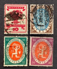 Travelstamps: Germany Stamps Scott #105-108 Republic National Assembly Used Set picture