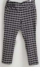 Joe B Joe Benbasset Womens Black White Plaid Pull On Trousers Large W4763553 picture