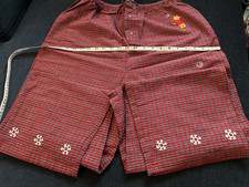 NWT Vintage Disney Pooh Red Plaid Flannel Cotton Men/Woman  Pajama Pants picture