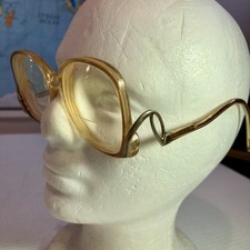 Vintage 70s 80s Drop Arm Eyeglasses Frames Cordial picture