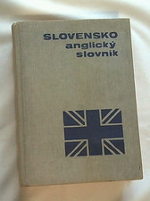 Slovensko anglicky slovnik (Slovak - English Dictionary) 1989 Hard Cover Vintage picture