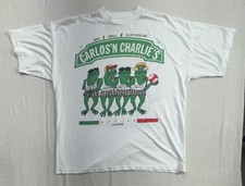 Vintage 90s Carlos n Charlies Frogging Mexico Culiacan T Shirt XL Single Stitch picture