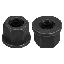 2pcs M16 Flange Hex Lock Nuts Grade 10.9 Carbon Steel Hex Flange Nuts picture