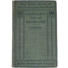 1901 Germany and the Germans First Edition Fischer and Lodeman Antique Textbook picture