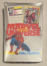 1991 Impel Marvel Universe Series 2 Sealed Box - Spider-Man Wolverine Holograms picture