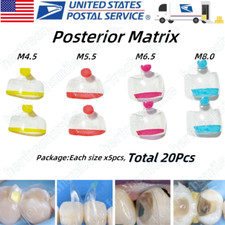 20Pcs Dental Clear Matrix Molar Mylar Matrices Similar Bioclear Matrice M4.5-8.0 picture