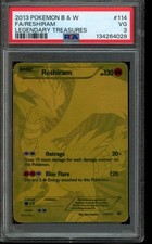 PSA 3 VG Pokemon Reshiram Legendary Treasures Full Art 114/113 picture