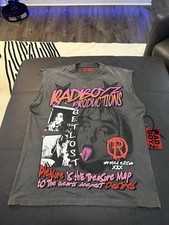 RAD BOYZ Men's Graphic Logo Crew Neck Sleeveless T-Shirt Gray Size XL picture