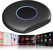AI Box Android13 Wireless CarPlay Adapter 4G+64G GPS 4G LTE for YouTube/ Netflix picture