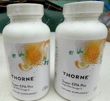 2X THORNE Super EPA Omega-3 Fish Oil Supplement with EPA & DHA Exp 07/2028 NEW picture