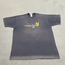 Vintage Jeff Gordon Shirt Mens Extra Large Blue Gray Faded 2003 Y2K Nascar Adult picture