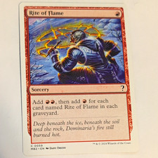 Wizards of the Coast Rite of Flame White Border MB2 Regular Common EN 0059 2024 picture