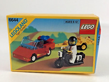 Lego 6644 Legoland Town System ROAD REBEL 59 Interlocking Pieces 1990 New Sealed picture