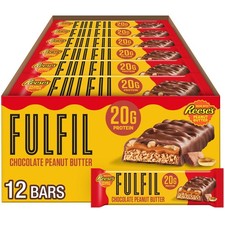 FULFIL Chocolate Peanut Butter Flavored Protein Bar 20g (Pack of 12)  picture