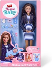 MY MINI MOM & BABY SURPRISE - MARIA (HISPANIC) DOLL by ZURU - NEW - PRESALE picture