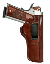 Colt 1911 IWB Concealed Carry Leather Gun Holster 5