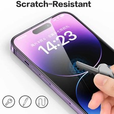 2PCS Clear Tempered Glass Screen Protector for iPhone 17 16 15 14 13 18 Pro Max picture