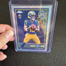 Ty Simpson 2026 Topps Flagship 1991 Topps Chrome Mojo Refractor RC Rams #91TRC-2 picture