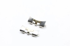 Authentic Vintage Rolex End Links 14k Yellow Gold & Stainless Steel 19mm #322 picture