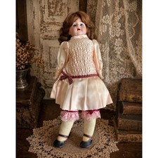Vintage Bisque Antique China Head Doll 1904-1905 22
