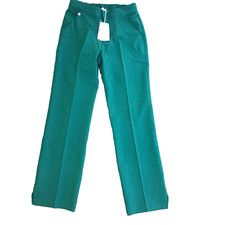 NWT FIGS Keroka Women XS Scrub Pants Flat Front Pockets Green PO #1345 picture