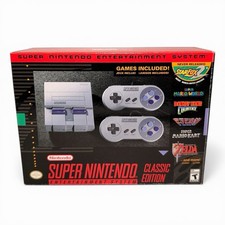 Authentic SNES Super Nintendo Classic Mini Super Entertainment System 21 Games picture