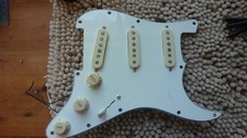 Genuine Fender Pure Vintage Stratocaster SSS Pickups Loaded Pickguard Great picture