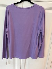 TALBOTS XL LAVENDER TOP picture