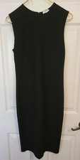 VINCE BLACK SLIM FIT SLEEVELESS SHEATH DRESS  S  NWT picture