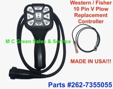 NEW CONTROLLER WESTERN MVP V PLOW HANDHELD CONTROL RND BLACK PLUG 96462 W/MOUNT picture