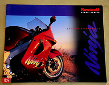 1996 Kawasaki Ninja Series Brochure. Genuine Original Sales Brochure. picture