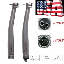 PANA MAX Pieza Mano Dental de Alta Velocidad Turbina Aire Pulsador 2/4H w/ LED picture