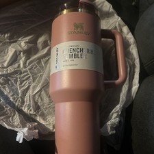 STANLEY Dupe Quencher H2.0 40oz Tumbler – Antique Pink, Handle, Straw, FlowState picture